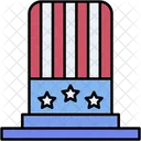 Hut Kultur Amerikanisch Symbol