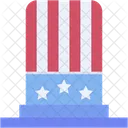 Hut Kultur Amerikanisch Symbol