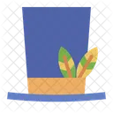 Hat Man Feather Icon