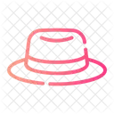 Hat Bowler Accessory Icon