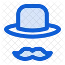 Hat Mustache Costume Celebration Icon