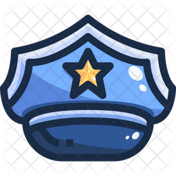 Hat Of A Policeman Icon