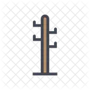 Hat Stand Clothe Hook Coat Rack Icon