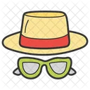Hat With Glasses Hat Cap Icon