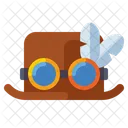 Hat With Goggles  Icon