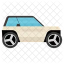 Mini Carro Hatchback Transporte Ícone