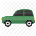 Mini Car Hatchback Transport Icon