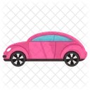 Mini Car Hatchback Transport Icon