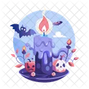 Haunted Candle Candlelight Scary Icon