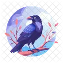 Haunted Crow Bird Creature Icon