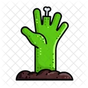 Hand Haunted Ghost Icon