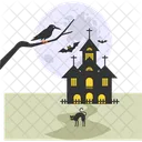 Haunted House House Spirit Building Icon