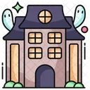 Haunted House Castle Building Icon