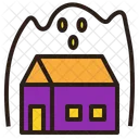Ghost House Halloween Icon