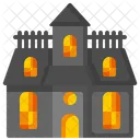 Buildings Castle Haunted House Icon