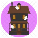 Haunted House Ghosts Icon