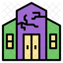 Haunted House Halloween Ghost Icon