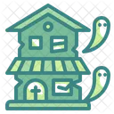 Haunted House Ghost Horror Icon