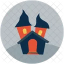 Haunted House Halloween Icon