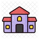 Haunted House Halloween Ghost Icon