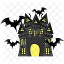 Haunted House Halloween Mansion Halloween Horror Castle Icon