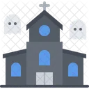 Haunted House Ghost House Scary House Icon