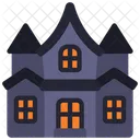 Haunted House Scary House Halloween Icon