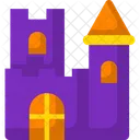 Haunted House Architecture Spooky Icon