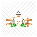 Haunted House Halloween House Icon