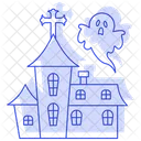 Haunted House House Spooky Icon