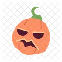 Haunted Pumpkin Spooky Pumkin Scary Halloween Icon