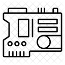 Hauptplatine Mikroprozessor Elektronisches Gerat Symbol