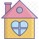 Gebaude Traumhaus Familienhaus Symbol
