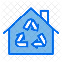 Haus Recycling Grun Symbol