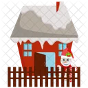 Haus Weihnachtsmann Claus Symbol