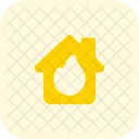 Haus in Flammen  Symbol