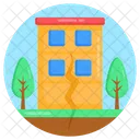 Erdbeben Nachbeben Katastrophe Symbol
