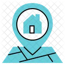 Haus Lage Karte Symbol