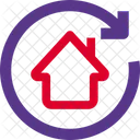 Haus recyceln  Symbol