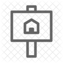 Schwarzes Brett fürs Haus  Symbol