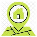 Haus Lage Karte Symbol