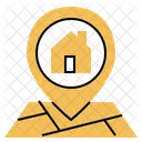 Haus Lage Karte Symbol