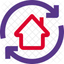 Haus wiederholen  Symbol