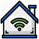 WLAN im Haus  Symbol