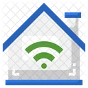 Haus WLAN WLAN Grundstuck Symbol