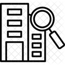 Hausauswahl Immobiliensuche Gebaudesuche Symbol