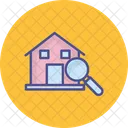 Hausauswahl Immobiliensuche Umzug Symbol