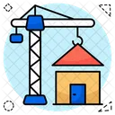 Hausbau Hochbau Gebaude Im Bau Symbol