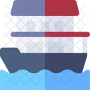 Hausboot Indien Mahal Symbol