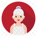 Hausfrau Avatar Frauen Symbol